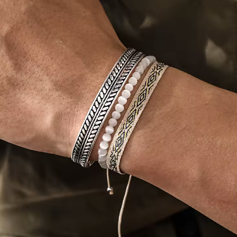 Costa Silver Bracelet