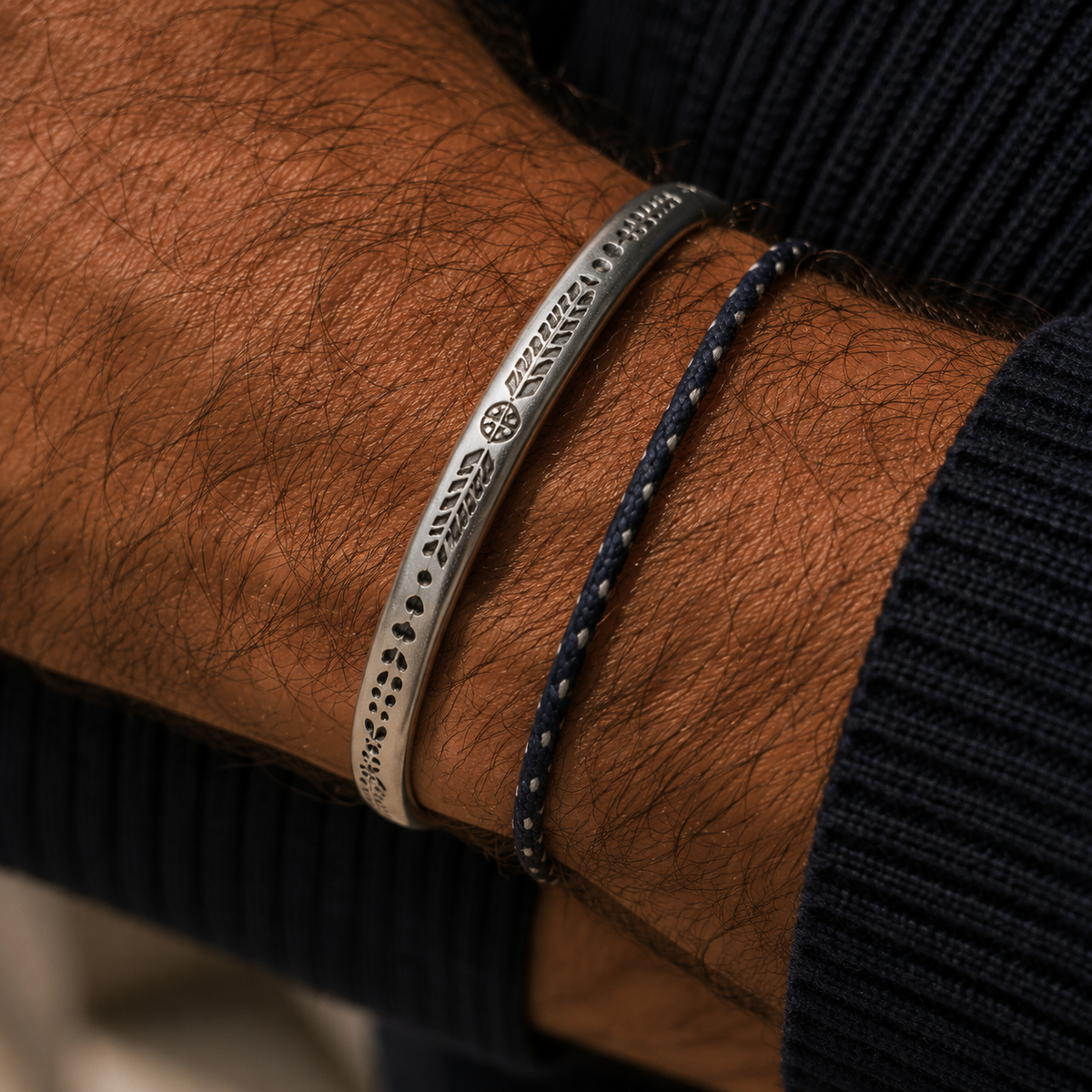 Marisol Silver Bracelet | Men's Minimalist Silver Bracelet | Solbaha
