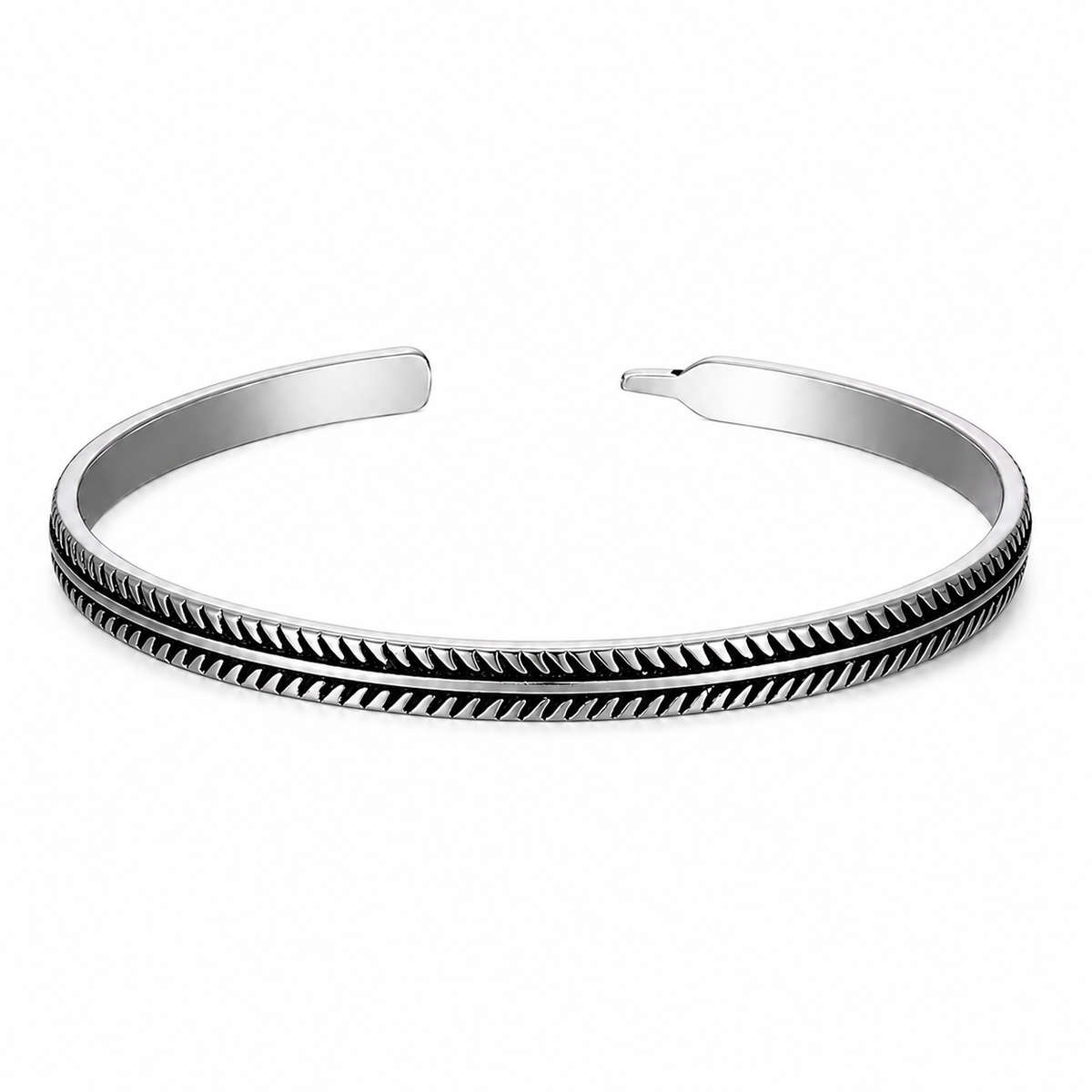 Calida Stainless Steel Bracelet | Men's Minimalist Silver Bracelet | solbaha
