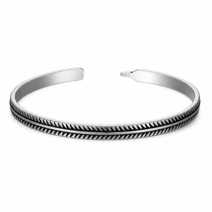 Calida Stainless Steel Bracelet | Men's Minimalist Silver Bracelet | solbaha