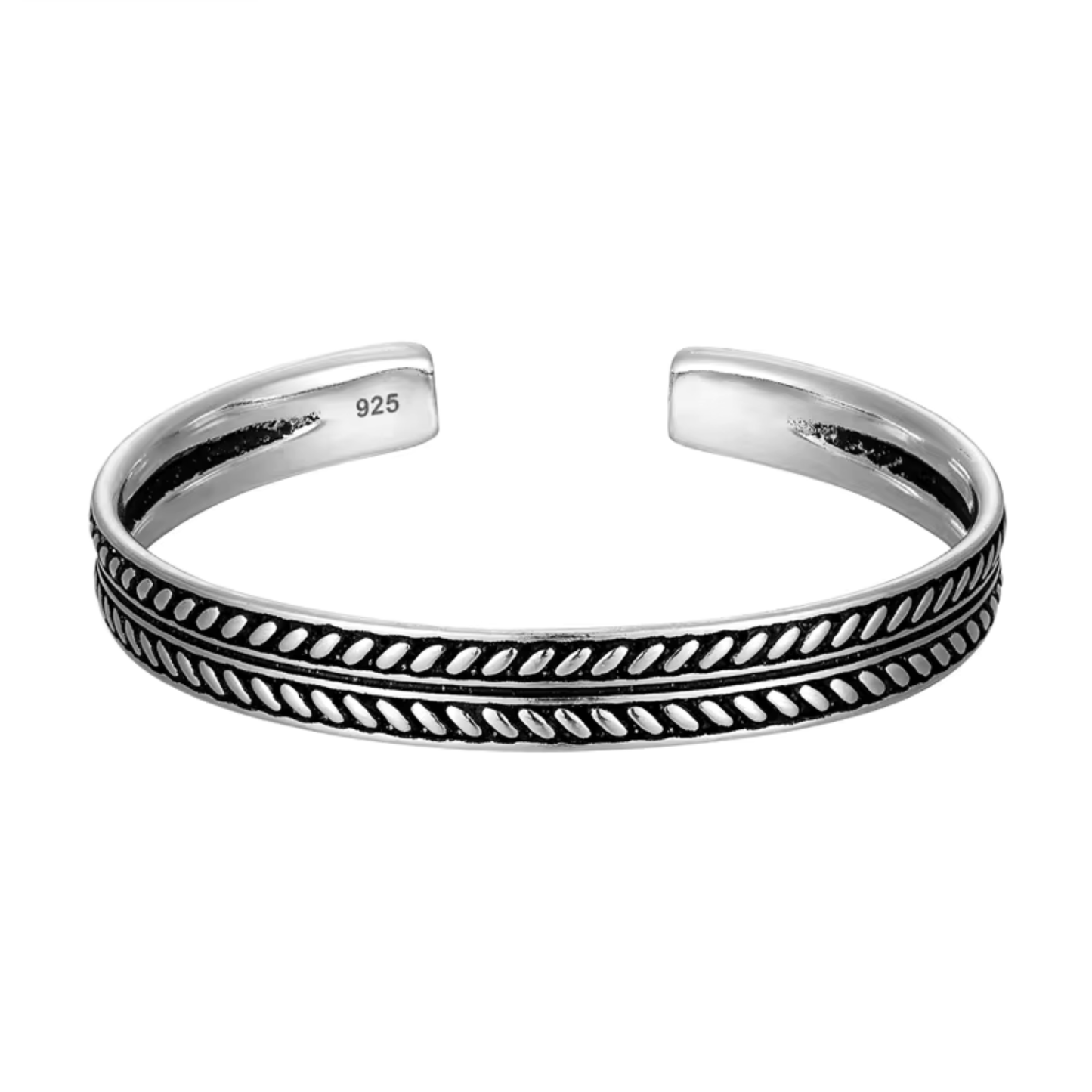Costa Silver Bracelet | Men's Minimalist Silver Bracelet | Solbaha