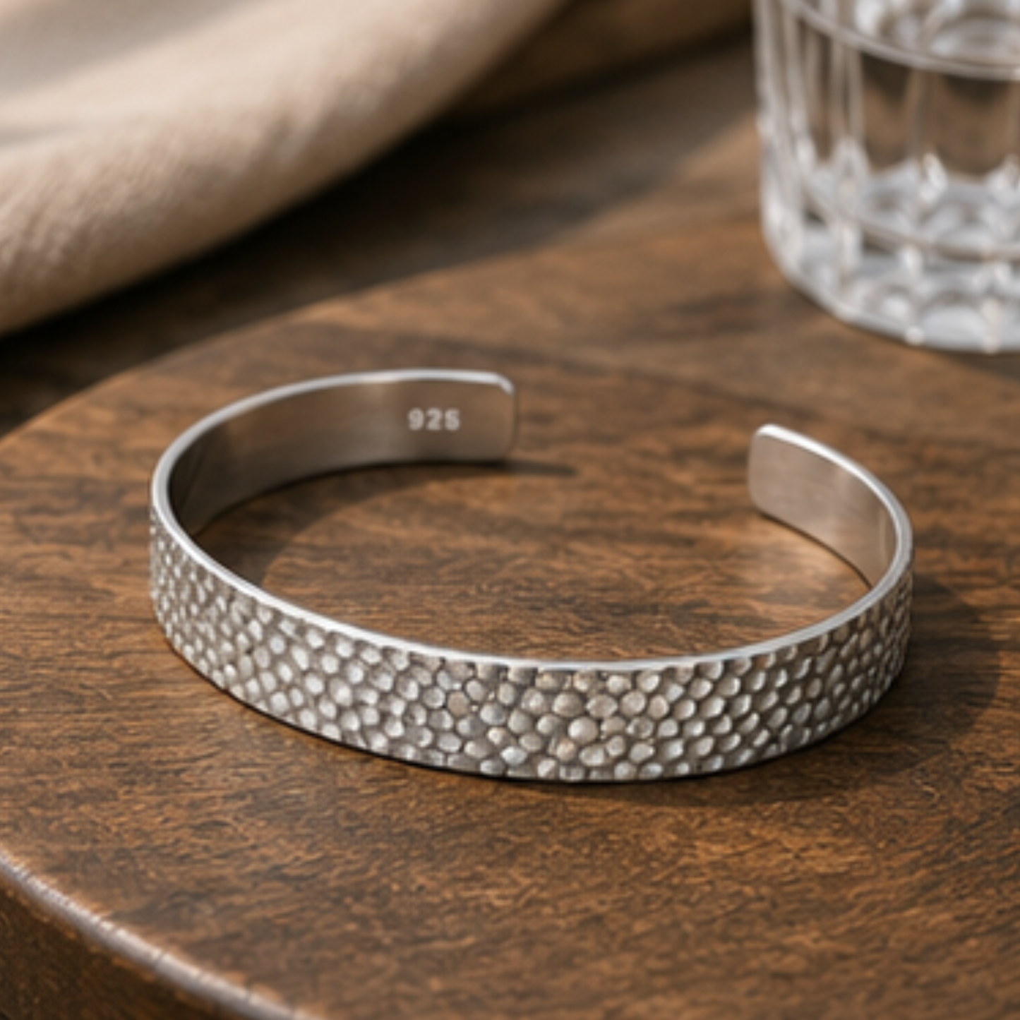 Capri Silver Bracelet | Men's Minimalist Silver Bracelet | Solbaha