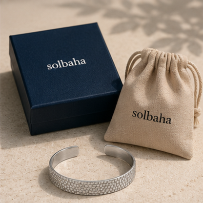 Capri Silver Bracelet | Men's Minimalist Silver Bracelet | Solbaha
