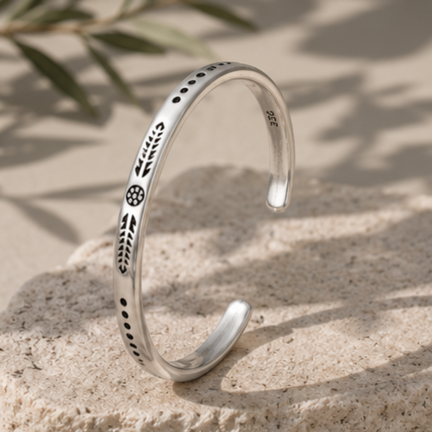 Marisol Silver Bracelet | Men's Minimalist Silver Bracelet | Solbaha