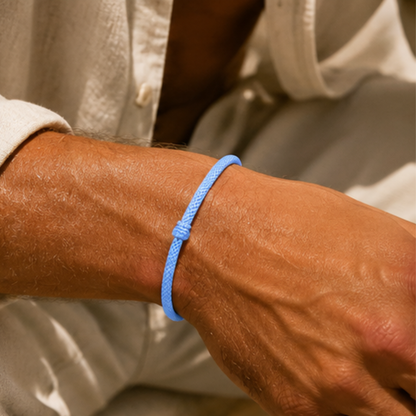 Corda Bracelet (Sea Blue)
