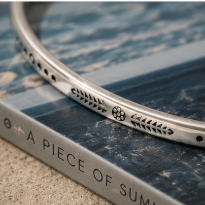 Marisol Silver Bracelet | Men's Minimalist Silver Bracelet | Solbaha