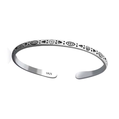 Isla Silver Bracelet | Men's Minimalist Silver Bracelet | Solbaha