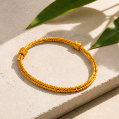 Corda Bracelet (Dark Yellow)