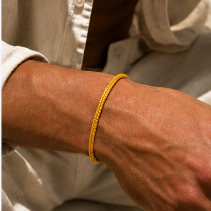 Corda Bracelet (Dark Yellow)