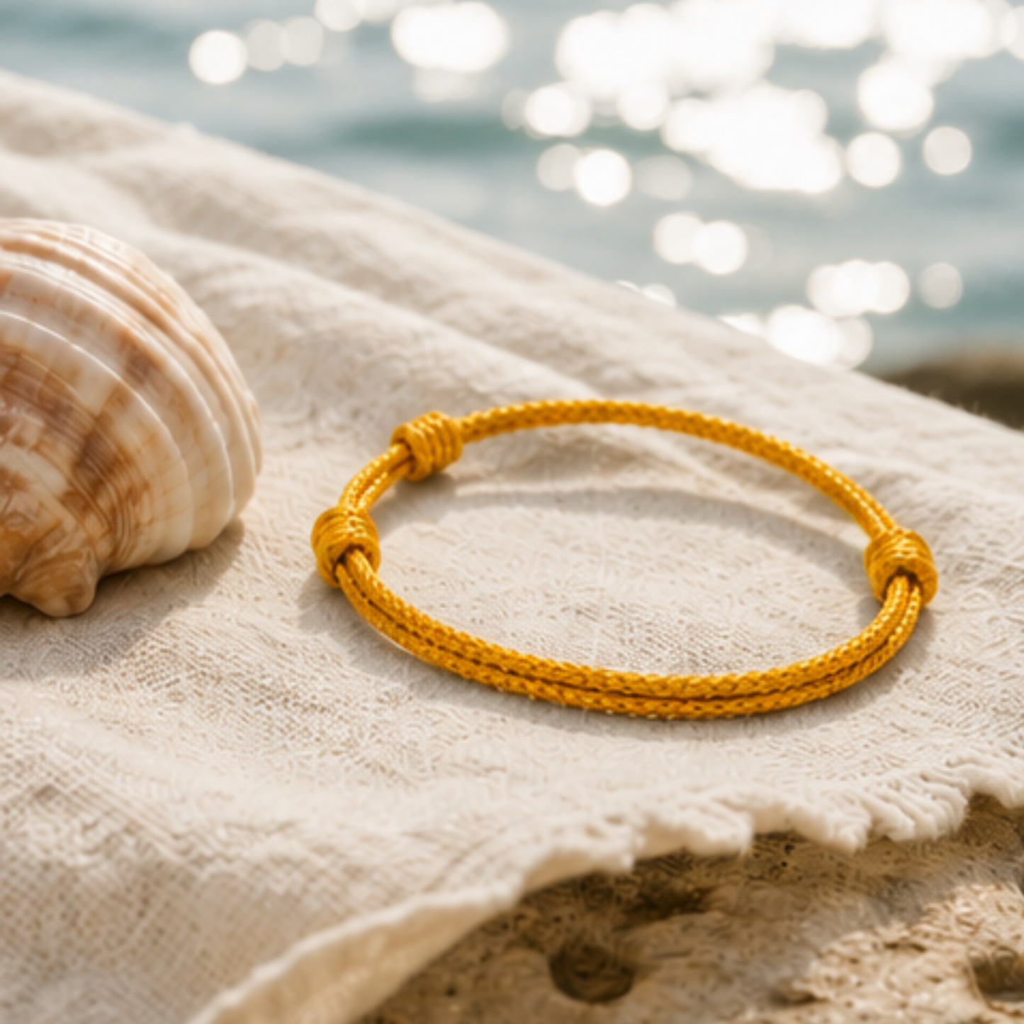 Corda Bracelet (Dark Yellow)