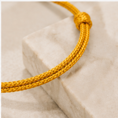 Corda Bracelet (Dark Yellow)
