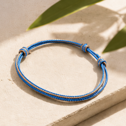 Corda Bracelet (Lake Blue)