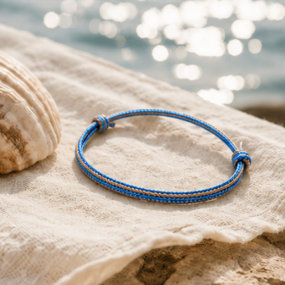 Corda Bracelet (Lake Blue)