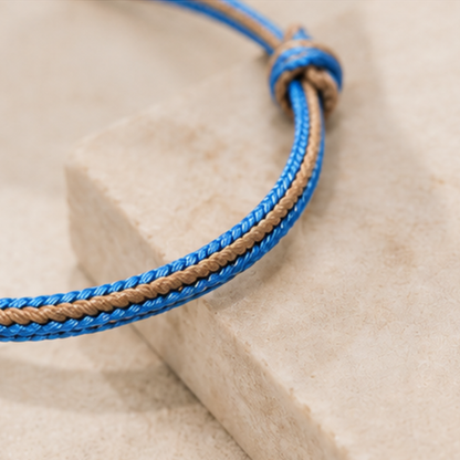 Corda Bracelet (Lake Blue)