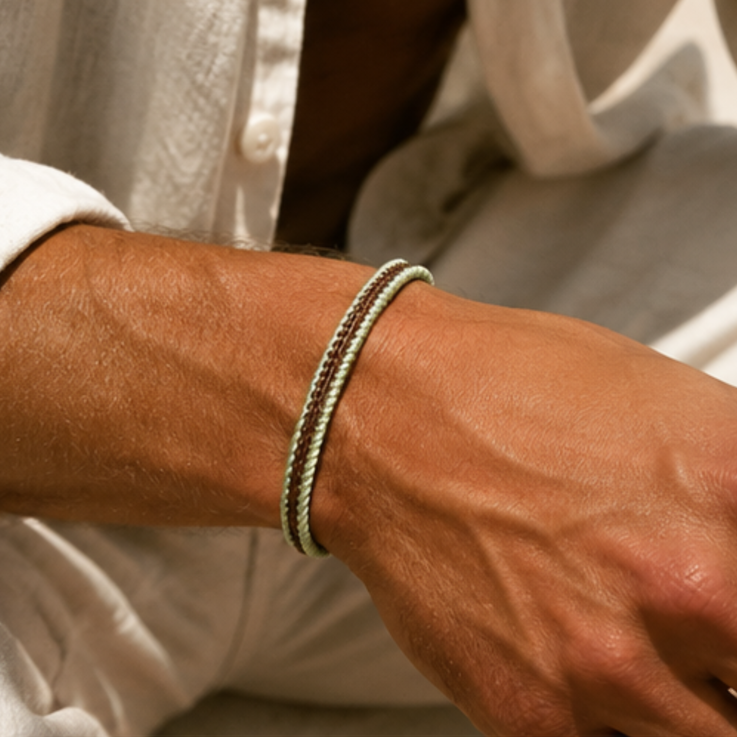 Corda Bracelet (Grass Green)