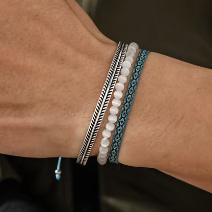 Calida Silver Bracelet | Men's Minimalist Silver Bracelet | Solbaha