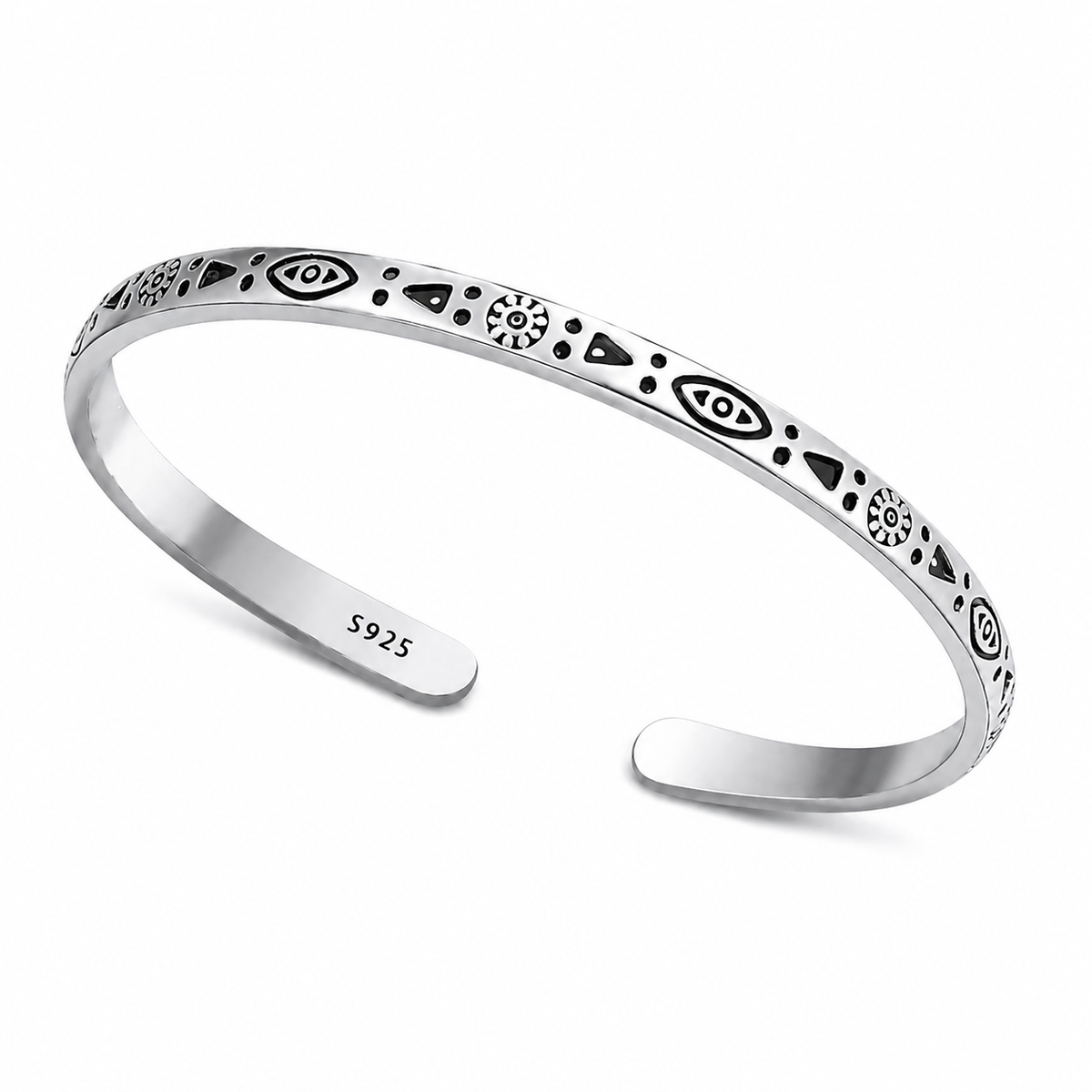 Isla Silver Bracelet | Men's Minimalist Silver Bracelet | Solbaha