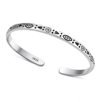 Isla Silver Bracelet | Men's Minimalist Silver Bracelet | Solbaha