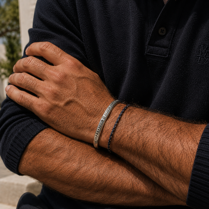 Marisol Silver Bracelet | Men's Minimalist Silver Bracelet | Solbaha