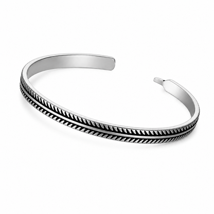 Calida Stainless Steel Bracelet | Men's Minimalist Silver Bracelet | solbaha