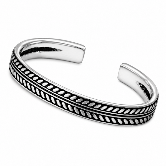 Costa Stainless Steel Bracelet | Men's Minimalist Silver Bracelet | solbaha